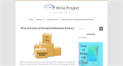 Desktop Screenshot of millaproject.org